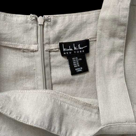 Nicole Miller Beige Dress | Size XL - Picture 5 of 7